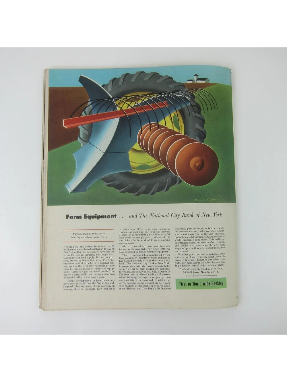 Vintage FORTUNE Magazine May 1955 Borg-Warner, Serge Rubinstein, Classic Car Ads